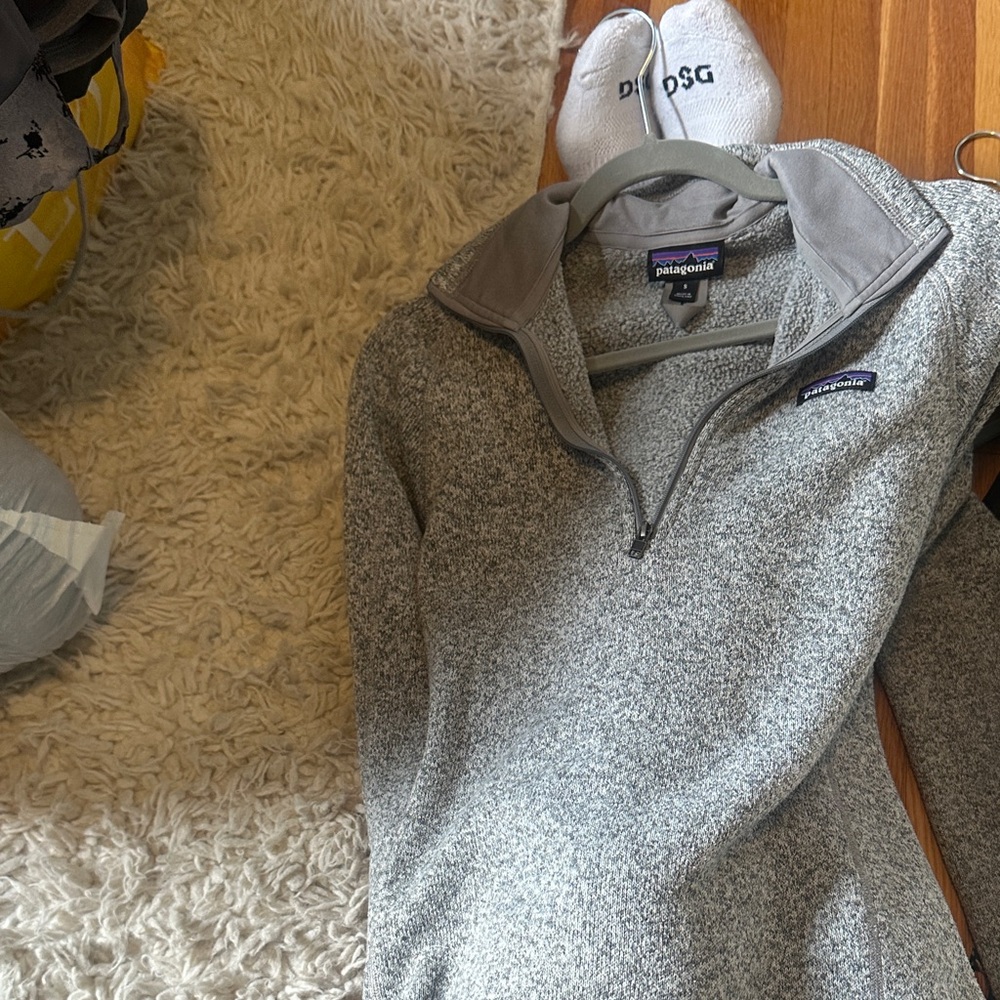 Patagonia Men's Zip-Up Sweater in Gray